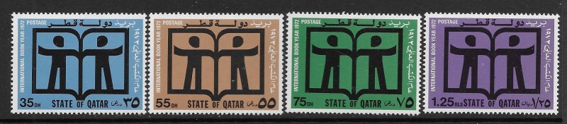 Qatar 299-302  1972  set 4  vf  mint  nh