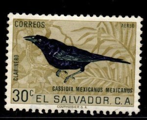 El Salvador Scott C204 Used Great tailed Grackle Airmail stamp