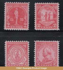 HS&C: 1930 US Commemorative Stamp Year Set MNH #682-683,688-689 F/VF