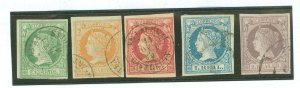 Spain #49-51/53-54 Used Single