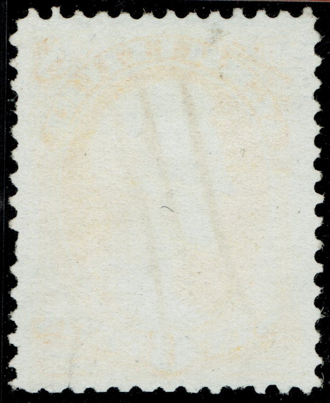 [0732] 1873 Scott#O4 used 6¢ yellow cv:$60