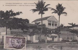 Ivory Coast 1c River Scene 1922 Grand-Bassam, Cote D'Ivoire PPC (Grand-Bassam...