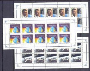 Kazakhstan 142-44 MNH m/s Space SCV45