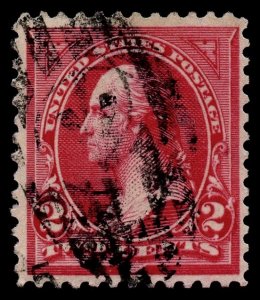 U.S. Scott #265: 1895 2¢ George Washington, Type I, Used, F/VF+