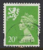 GB Scotland  SG S83 SC# SMH64 Used   Machin 20p  see details