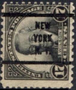 US Stamp #697x63 - Woodrow Wilson Regular Issue 1926-34 Precancel