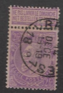 Belgium SC#74 Used F-VF SCV$70.00...Great Spot(s)!