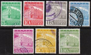 Venezuela Sc #703-709 Used