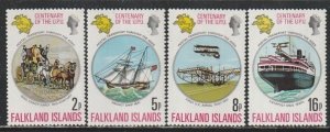 1974 Falkland Islands - Sc 231-4 - MNH VF - 4 single - UPU