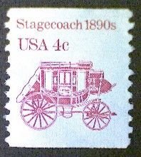 United States, Scott #2228, used(o), 1986, Transportation: Stage Coach, 4¢