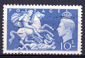 Great Britain 1951 Sc#288 ST.GEORGE SLAYING THE DRAGON Single Fine Used