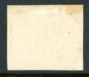 Italy 1868 Roman (Papal) States 40¢ Yellow Imperf Scott #17 Mint T736 ⭐⭐⭐⭐