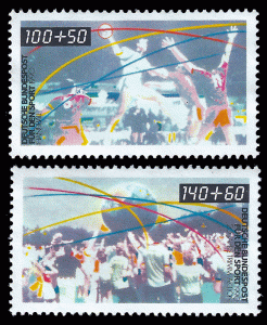 Germany FRG 1990 Sc B687-88 mng  Sports