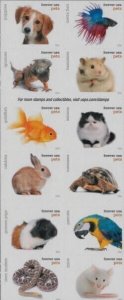 2016 47c Forever Pets, Booklet of 20 Scott 5106-5125 Mint F/VF NH