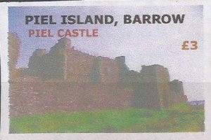 PIEL ISLAND - Piel Castle - Imperf Single Stamp - M N H - Private Issue