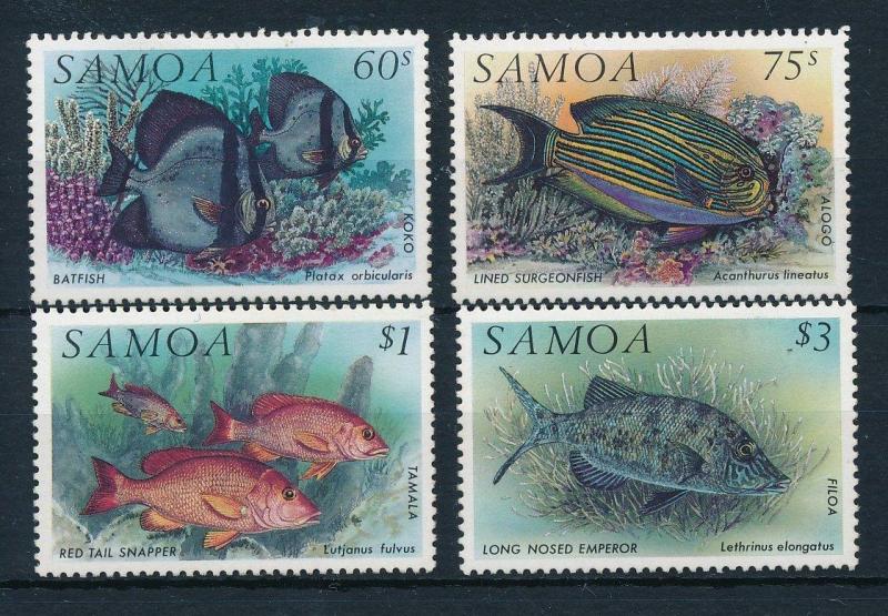 [23354] Samoa 1993 Marine Life Fish MNH