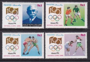 Pakistan 861-864 Summer Olympics MNH VF