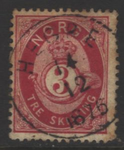COLLECTION LOT 10132 NORWAY #18 1872 CV+$35