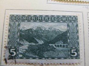 Bosnia & Herzegovina 1906 5h fine used stamp A13P17F15