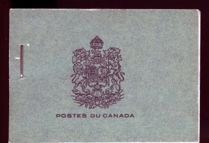 Canada Booklet Unitrade BK20b in French, Binding