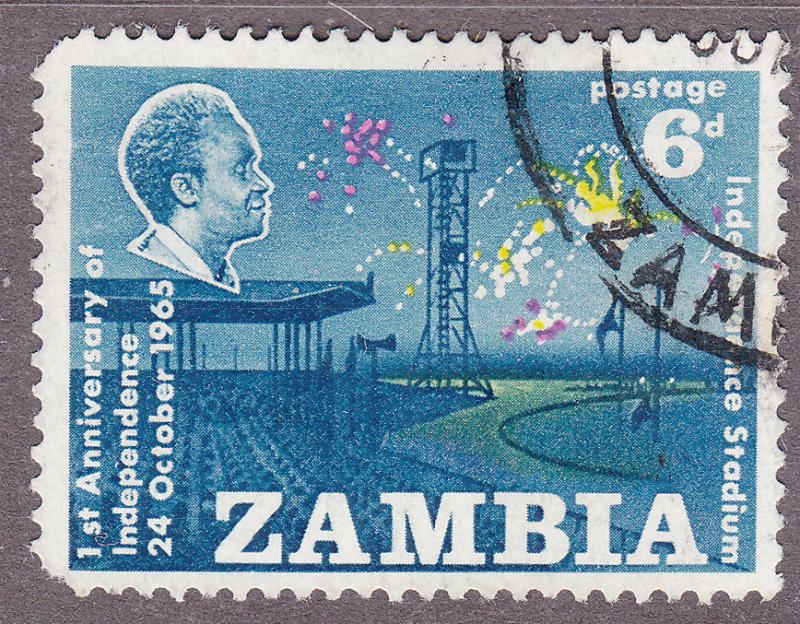 Zambia 23 Fireworks over Independence Stadium 1965