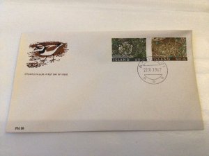 Iceland 1967 Birds Nests first day cover Ref 60416