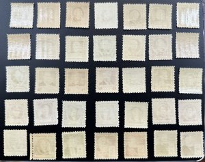 1940 US Postage Stamp (Scott #859-893) MNH CV $34.00