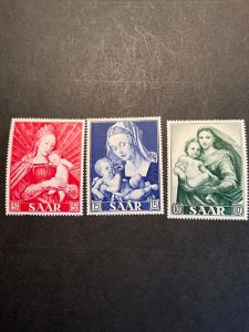 Stamps Saar Scott #250-2 never hinged