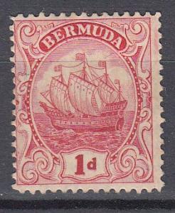 Bermuda - 1926 1p Caravel Sc# 83 MH - (498)