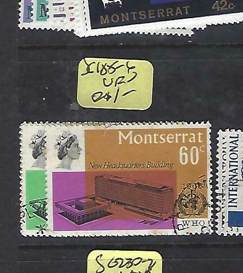 MONTSERRAT   (P3008BB)  QEII WHO  SG 185-6   VFU