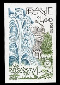 France, 1950-Present #1744 (YT 2144a) Cat€20, 1981 FIPS Congress, imperf. s...