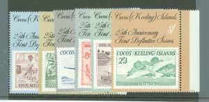 Cocos (Keeling) Islands #177-182 Mint (NH) Single (Complete Set)