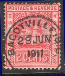 BR GUIANA 1911 2c BAGOTSVILLE cds..........................................10156