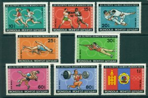 Mongolia 1972 Olympics MUH Lot21155