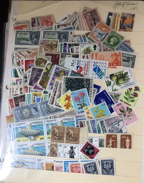 Worldwide Stamps On Stock Pages British Colonies & More