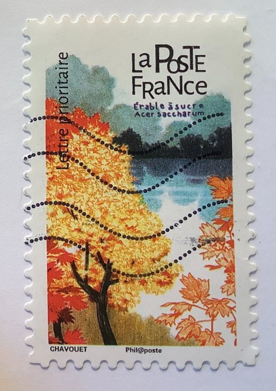 France 2018 Scott 5501 used - Trees, Sugar Maple, Erable à sucre