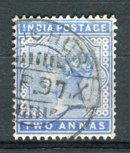 INDIA; 1890s early classic QV issue used value + Postmark