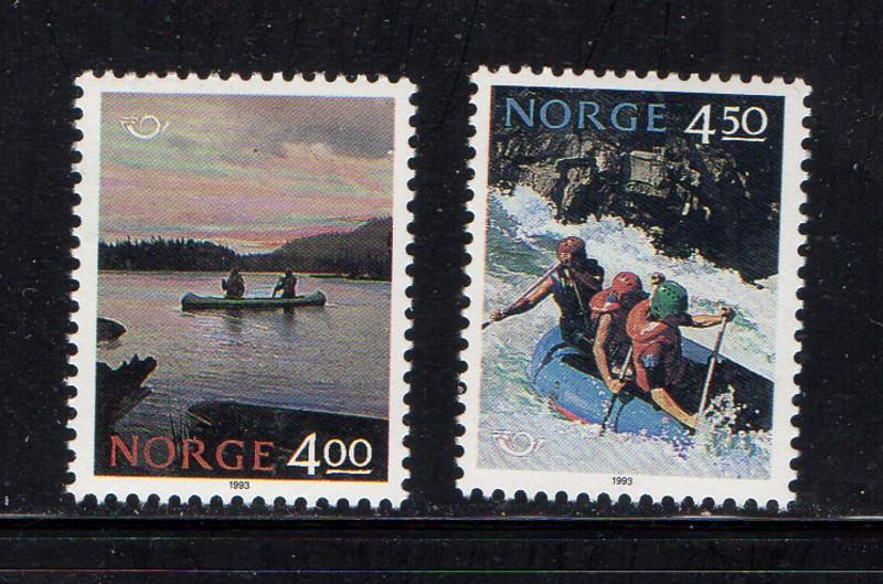 Norway Sc 1036-7 1993 Norden stamp set mint NH