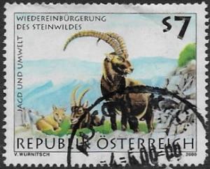 Austria - # 1808 - Ibex - used (2)