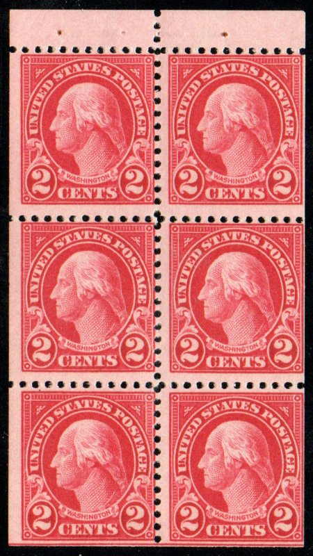 US #554c PANE, F/VF mint never hinged,   SUPER CHOICE, bid high and often on ...