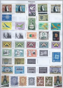 PORTUGAL 1958-1972 198 STAMPS SCV $59.00++