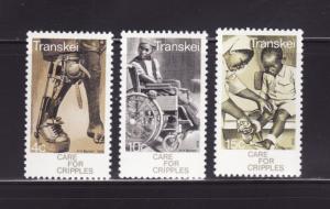 South Africa Transkei 41-43 Set MNH Care For The Disabled