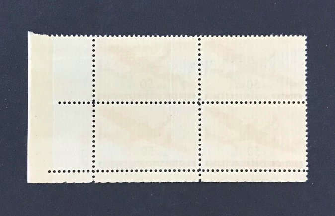 US #C31 Mint VF-XF NH OG, LR Plate Block #22779. Fresh color.   16314