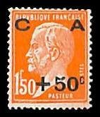 France 1927, 1.50+50c, Stamp out of set, Unused (hinged)