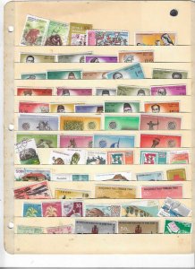 INDONESIA COLLECTION ON STOCK SHEET MINT/USED