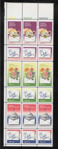 #1805-10 MNH Plate # Strip of 18