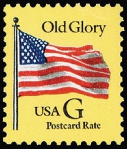 2879 Post Card Rate G Old Glory, Mint NH OG  VF