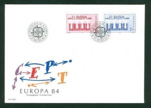 Sweden. FDC 1984. Europa 84 XIII CEPT 25 Years. Engraver Lars  Sjooblom