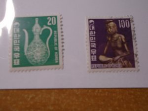 Korea  #  647/ 653  MH/ used