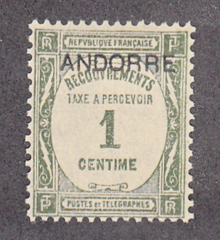 Andorra-French - 1931 - SC J9 - LH